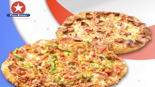 Any Med up to 3 toppings 7,95