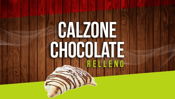 Prueba nuestro Nuevo, CALZONE  relleno de chocolate por solo 2,50€ !!!