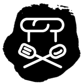 Logotipo en el que se representa unas paletas de cocina
