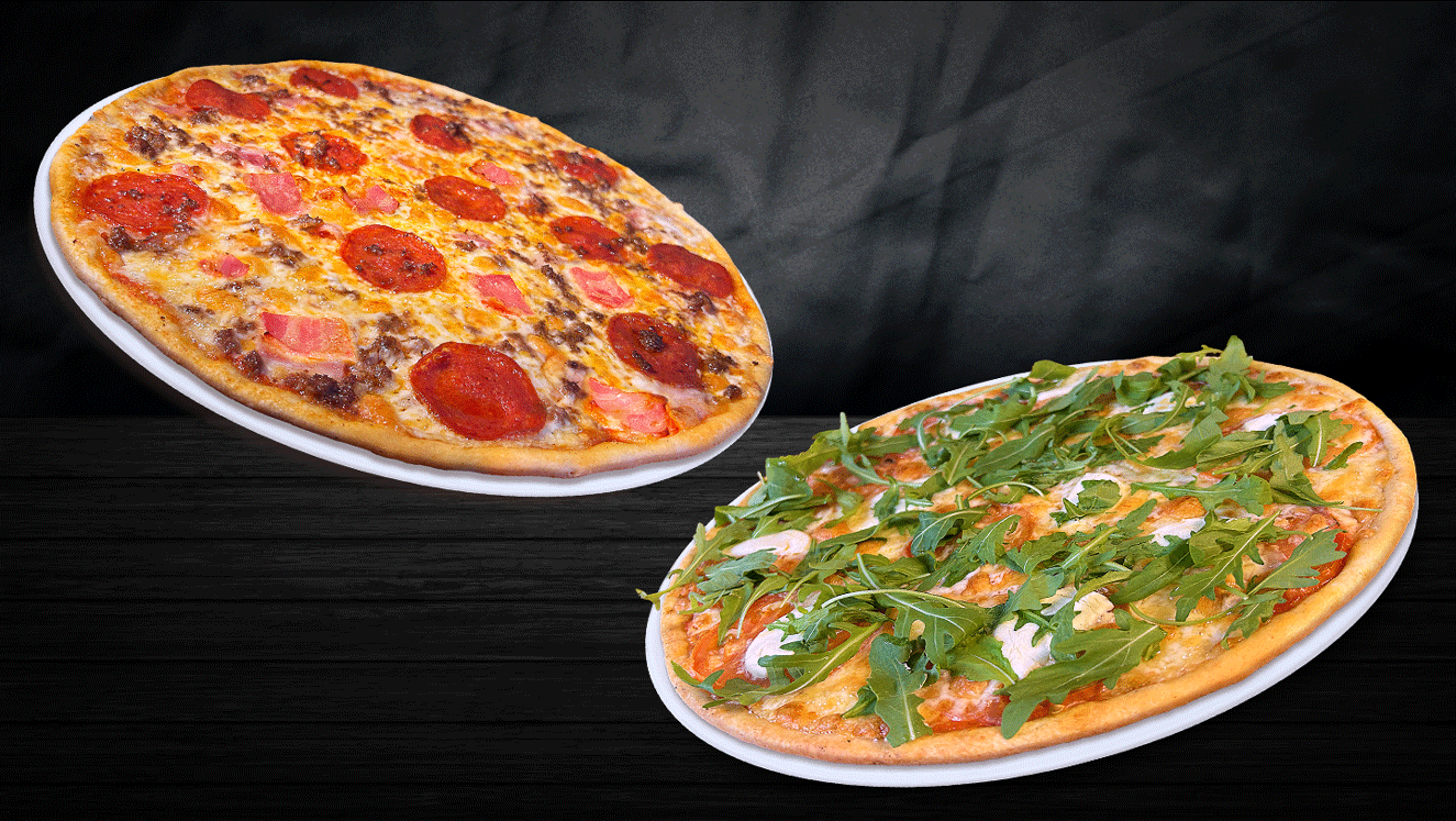 Elige 2 Pizzas Familiares Especialidad o hasta 4 ingredientes 