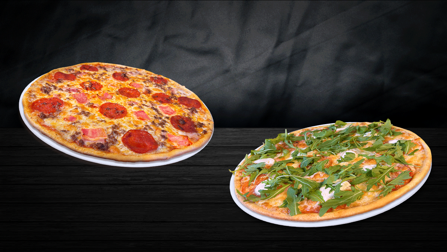 Elige 2 Pizzas Medianas Especialidad o hasta 4 ingredientes 
