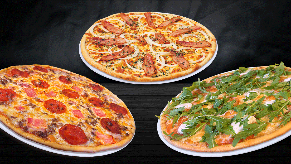 Elige 3 Pizzas Familiares Especialidad o hasta 4 ingredientes 