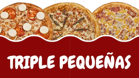3 PEQUEÑAS 26,90€.  Max. 5 Ing.