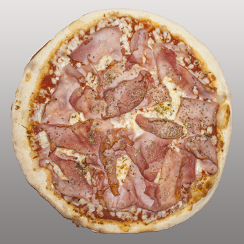 SALSA DE TOMÀQUET, MOZZARELLA 100%, PERNIL DOLÇ