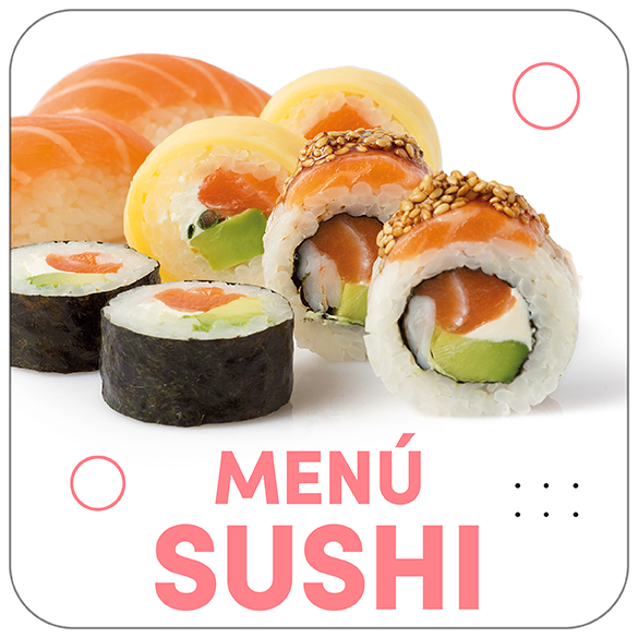 El combo ideal para tu almuerzo: surtido de sushi con entrante, directo a casa o a la oficina.