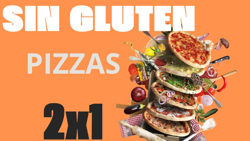 2x1 Pizza celíaco
