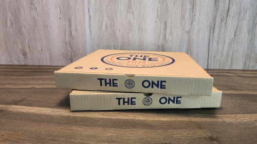 Choose two large pizzas with up to 5 ingredients each.