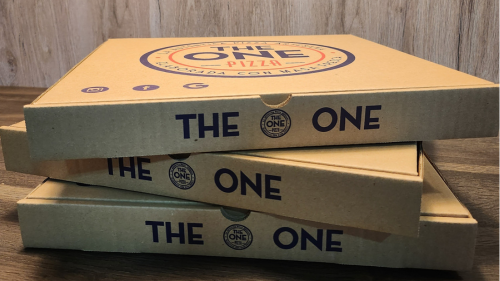 Three medium pizzas with up to 5 ingredients each.