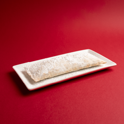 Rolling Nutella Increíble!!! Enrollado de masa de pizza relleno con Nutella y un toque de azúcar glass
