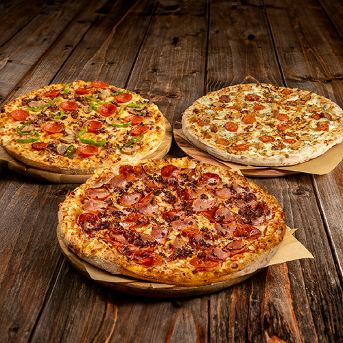 3 Pizzas Medianas!